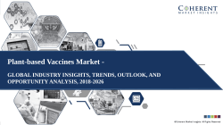 Plant-based Vaccines Market Gobal Industry Size, Share, Analysis, and Forecast 2018-2026