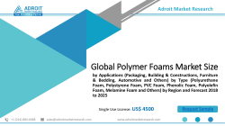 Global Polymer Foams Market Estimated to Witness a Sustainable Growth over 2025 