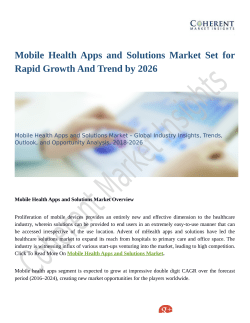 Mobile Health Apps and Solutions Market: Technological Breakthroughs by 2026