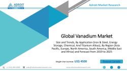 Vanadium Market Size, Share & Global Forecast 2019-2025