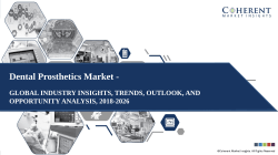 Dental Prosthetics Market- Size, Share, Outlook, and Analysis, 2018-2026