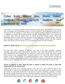 Cyber Knife Market Partake Significant Development During 2018 to 2026