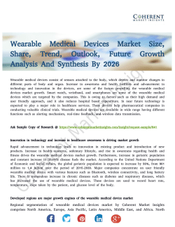 Wearable Medical Devices Market Anticipates Steady Growth Till 2026
