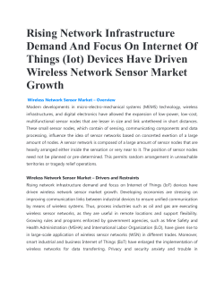 Wireless Network Sensor Market 