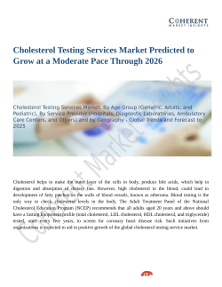 Cholesterol Testing Services Market Shows Expected Growth from 2018-2026