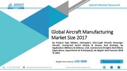 Aircraft Manufacturing Market Opportunity Analysis, Regional Demand & Segment Forecasts 2019- 2025 