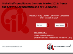 Self-consolidating Concrete Market