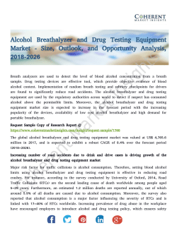 Alcohol Breathalyzer and Drug Testing Equipment Market