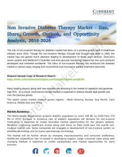 Non Invasive Diabetes Therapy Market