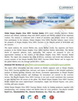 Herpes Simplex Virus (HSV) Vaccines Market