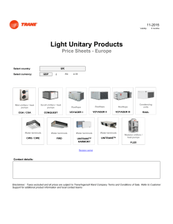 Light Unitary Products