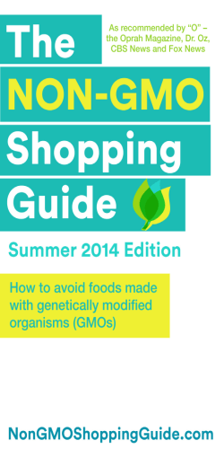 How to avoid foods made with genetically modified organisms (GMOs)