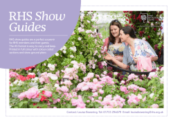 RHS Show Guides Media Pack 2017