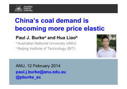 China`s coal demand is becoming more price elastic