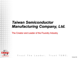 Semiconductor Foundry to the World