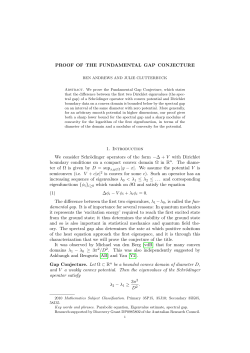 Proof of the Fundamental Gap Conjecture