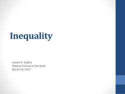 Income Inequality and Social, Economic, and Political Instability