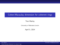 Cohen-Macaulay dimension for coherent rings