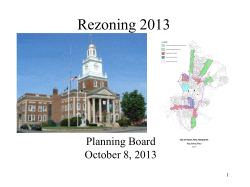 Gateway Presentation to Planning Board (2013)