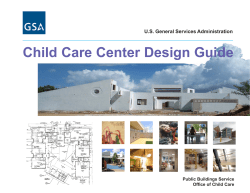 Child Care Center Design Guide (PDF)