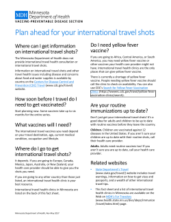 Plan ahead for your international travel shots (PDF)