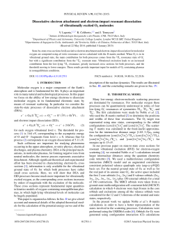 Dissociative electron attachment and electron-impact