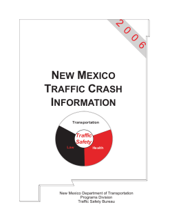 new mexico traffic crash information