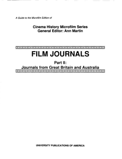 film journals