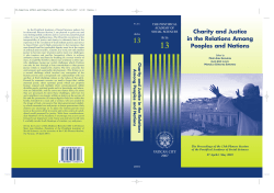 cover acta 13 - Pontifical Academy of Social Sciences