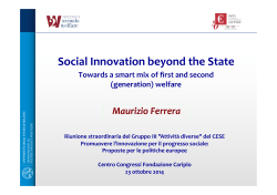 Social Innovation beyond the State