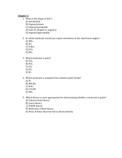 Sample CHEM 1211K Chapter 3 Questions