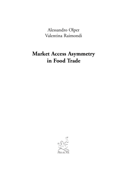 Market Access Asymmetry in Food Trade