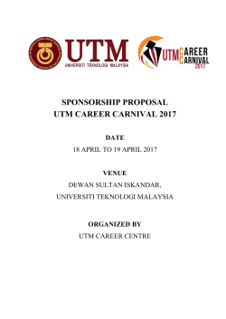 UTM Career Carnival 2017 Packages