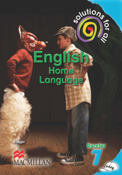 Solutions for All English Home Language Grade 7 Core Reader