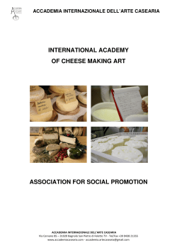 International Academy of cheese making art