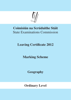 marking scheme - State Examination Commission