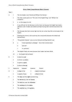 Once a Week Comprehension Book 2 Answers - Pearson
