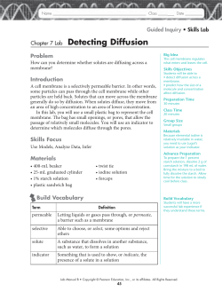Chapter 7 Lab Detecting Diffusion