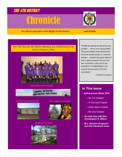 Chronicle - 4th District Omega Psi Phi