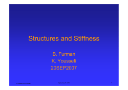 Structures and Stiffness