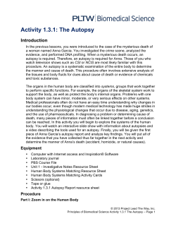 Activity 1.3.1: The Autopsy