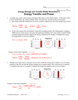 Energy 5 key - Northwest ISD Moodle