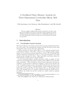 Stabilized Finite Element nalysis for Three-Dimensional