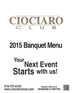 Next Event - Ciociaro Club