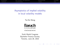 Asymptotics of implied volatility in local volatility models