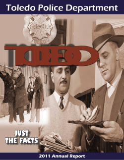 2011 report - Toledo Police Department