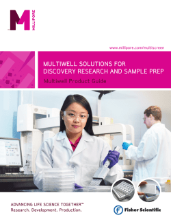 Multiwell solutions for discovery research and saMple prep