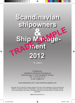 TRADE SAMPLE - Seadirectory.com