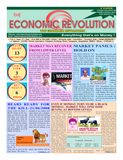 Issue Sample - The Economic Revolution