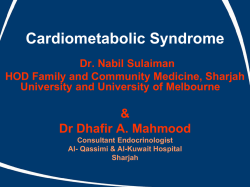 Cardiometabolic Syndrome (1)